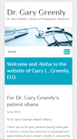 Mobile Screenshot of drgarygreenly.com